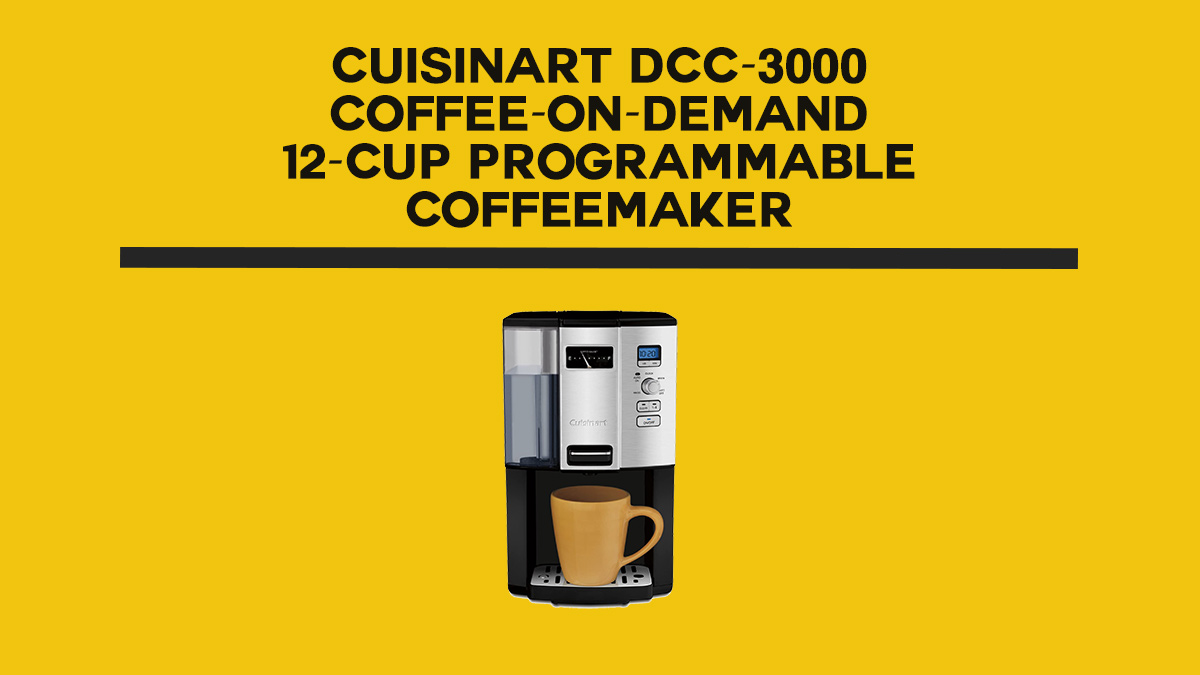 cuisinart dcc 3000 review